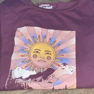 OshKosh B'gosh Kids Purple Mountain Sun Tee